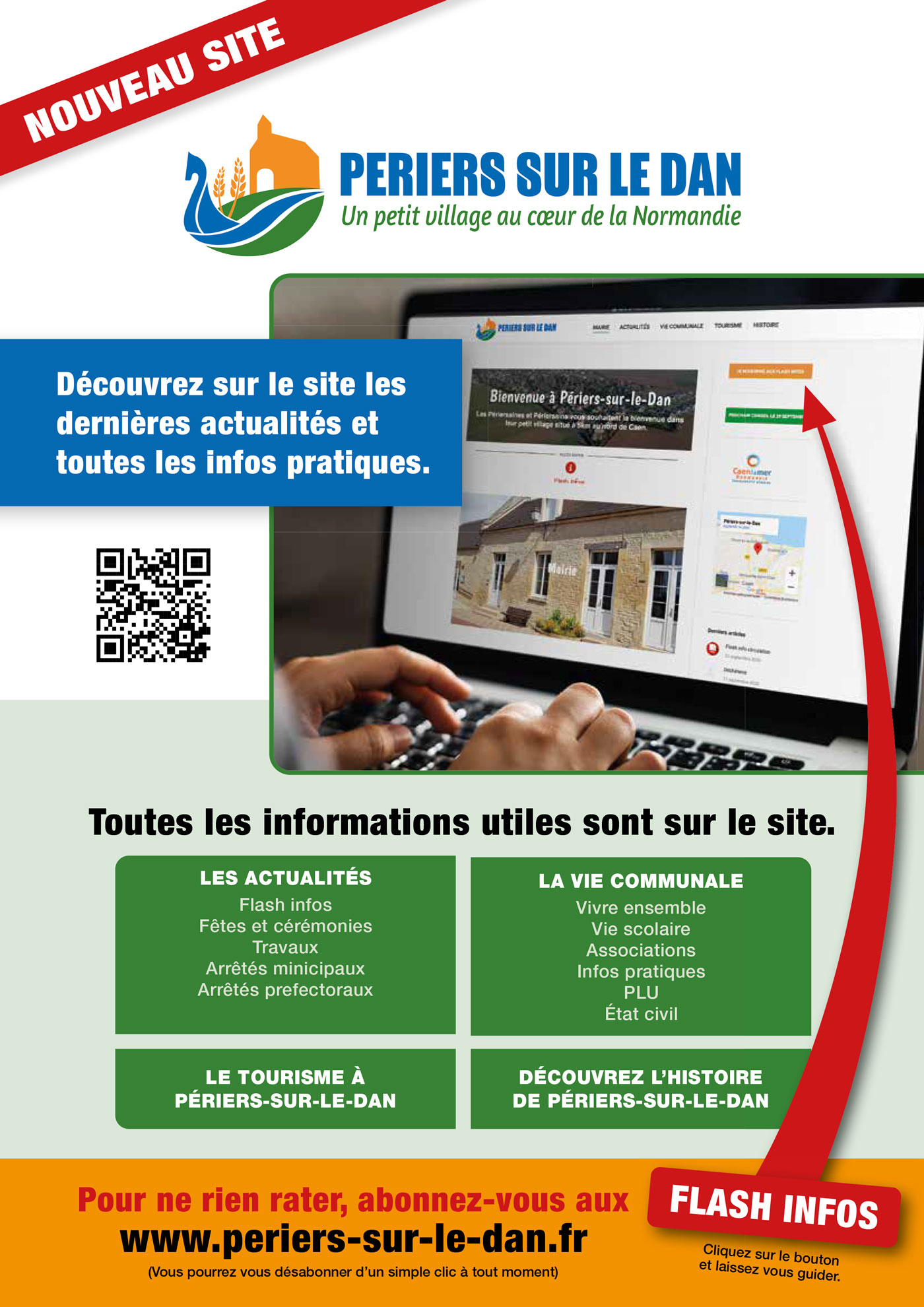 PérierssurleDan en Normandie Site officiel de la Mairie.